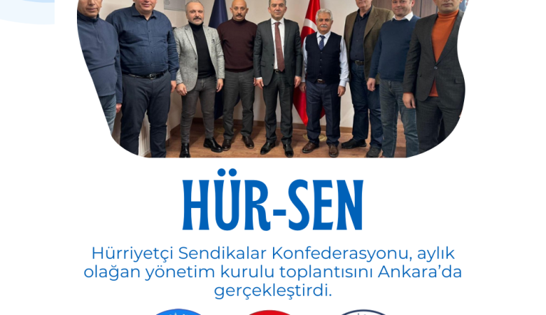 HÜR-SEN Toplantısını Gerçekleştirdi.