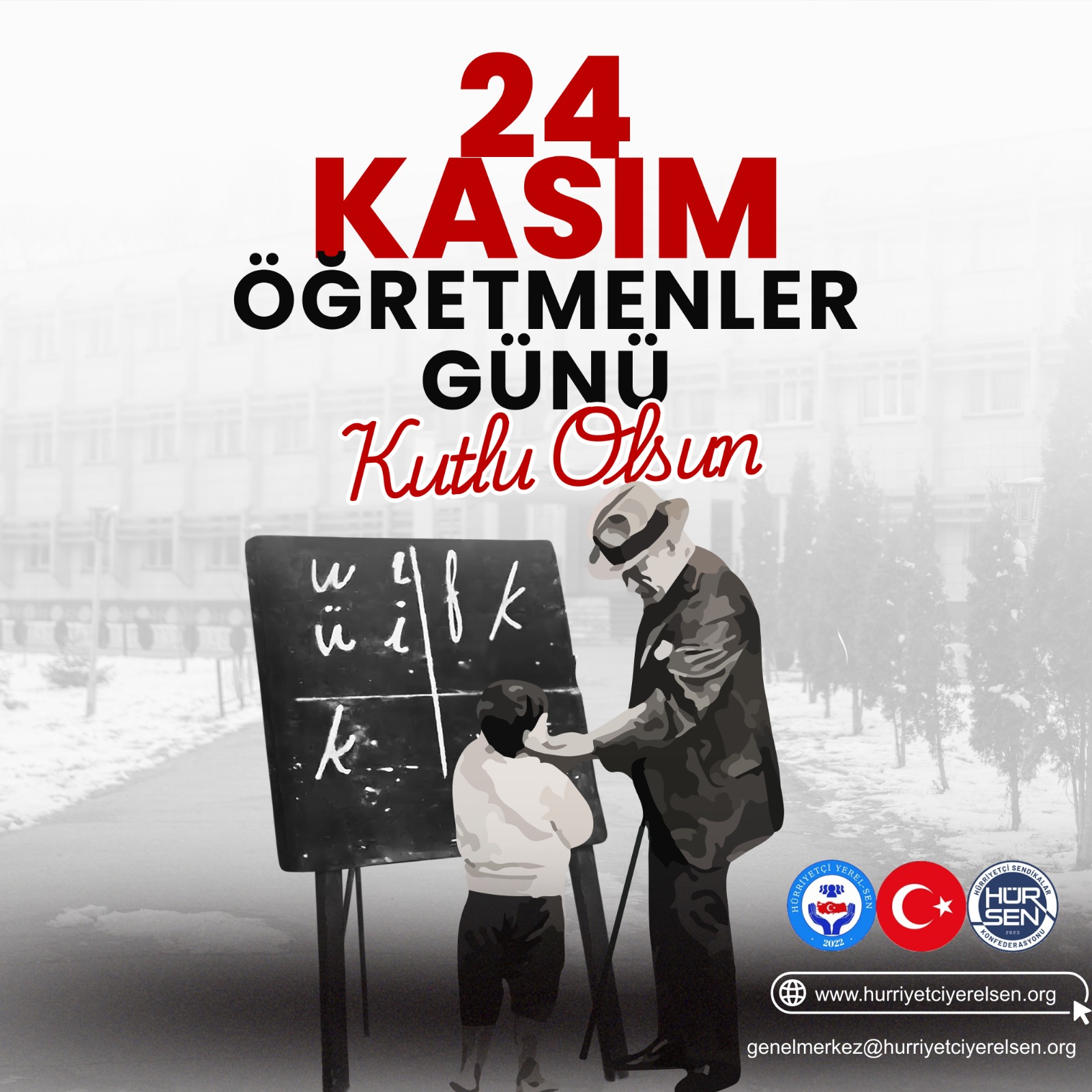 24 Kasım Öğretmenler Gününüz Kutlu Olsun