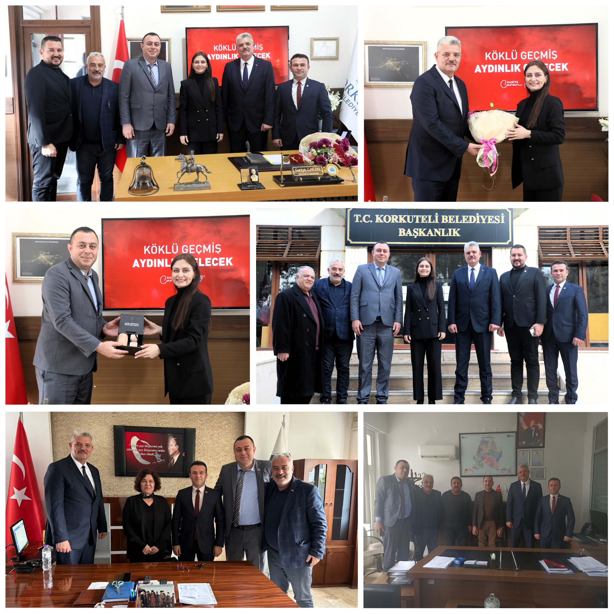 Hürriyetçi Yerel-Sen’den Korkuteli’de Kurum Ziyaretleri